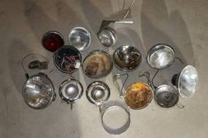 lot 136 image: Box of Headlights