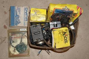 lot 139 image: Voltage Regulators and Ignition Parts