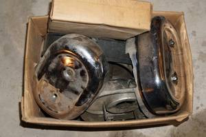 lot 153 image: Box of Air Cleaners and Covers