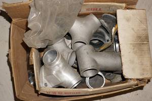 lot 155 image: Box of Intake Manifolds