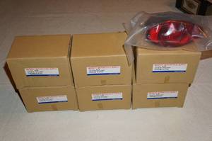 lot 160 image: 6 NOS Cat Eye Tail Lights