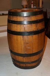 lot 207 image: Wood Norco Whiskey Barrel