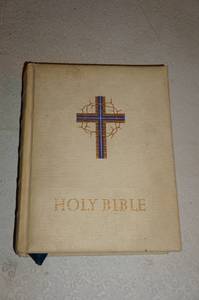 lot 227 image: Vintage Holy Bible