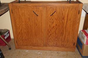 lot 202 image: Wood Cabinet