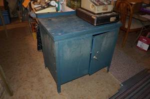 lot 203 image: Metal CabinetWork Bench
