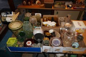 lot 292 image: Serving Pieces, Vases, Glassware
