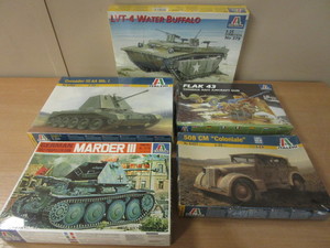 lot 621 image: ITALERI WWII MILITARY MODELS - NEW