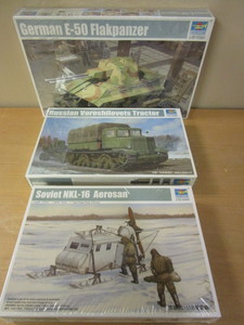 lot 623 image: TRUMPETER WWII MILITARY MODELS - NEW