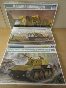 lot 625 image: TRUMPETER WWII MILITARY MODELS - NEW
