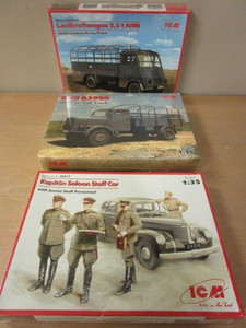 lot 636 image: ICM WWII MILITARY MODELS - NEW