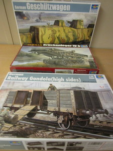 lot 644 image: TRUMPETER WWII MILITARY MODELS - NEW