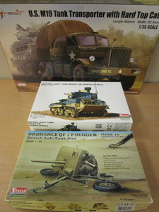 lot 653 image: VULCAN, MERIT WWII MILITARY MODELS - NEW