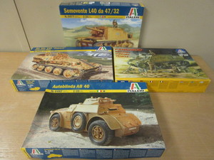lot 656 image: ITALERI WWII MILITARY MODELS - NEW