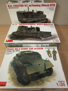lot 685 image: MINI ART WWII MILITARY MODELS - NEW