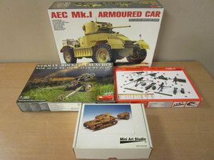 lot 687 image: MINI ART WWII MILITARY MODELS - NEW