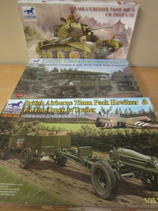 lot 708 image: BRONCO WWII MILITARY MODELS - NEW