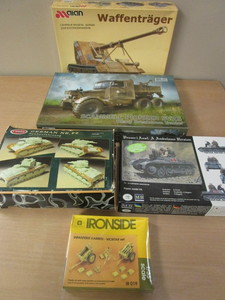 lot 717 image: WWII MILITARY MODELS, IRONSIDE, MB, COREE, IBG, ALAN BRANDS - NEW