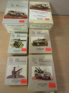 lot 722 image: SMA WWII MILITARY MODELS - NEW