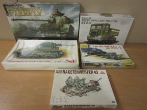 lot 726 image: WWII MILITARY MODELS, VULCAN, CMK, TASCA, TOM, ZVEZDA BRANDS - NEW