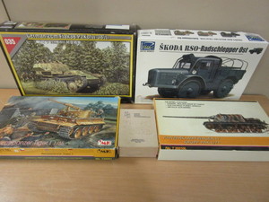 lot 730 image: WWII MILITARY MODELS, TAMIYA, RIICH, CMK, TRISTAR, SMA BRANDS - NEW