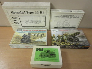 lot 731 image: WWII MILITARY MODELS, RPM, CMK, DES, VISION, BILEK BRANDS - NEW