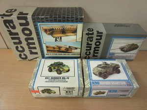 lot 742 image: ACCURATE ARMOUR WWII MILITARY MODELS
