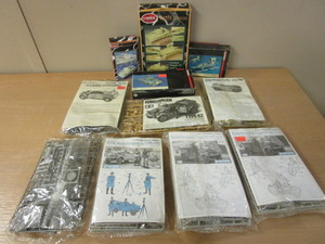 lot 743 image: WWII MILITARY MODELS, KIRIN, COREE, DRAGON, ITALERI, TAMIYA, HASAGAWA BRAND - NEW