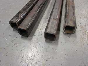 lot 10 image: 4pcs 2x2x14 Square Tubing