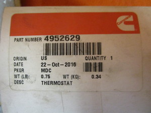 lot 101 image: (New) Gaskets,  Seals,  Thermostat