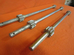 lot 34 image: (3) (New) Hopper Bottom Trap Door Shafts
