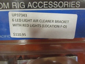 lot 59 image: (2) (New) 6pc Red LED Light Bars