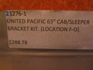 lot 87 image: (New) Stainless Steel 63 CabSleeper Bracket Kits