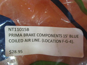 lot 90 image: (2) (New) 15 Coiled Air Line