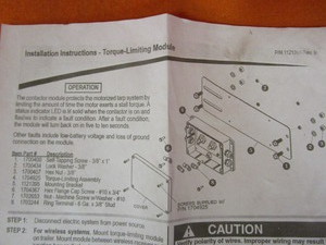 lot 108 image: (New) Shurco Torque Limiting Module