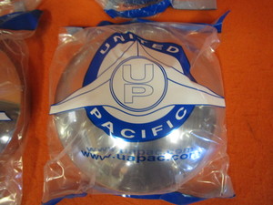 lot 67 image: (5) (New) Dome Style Hubcaps