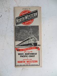 lot 3 image: VINTAGE Chicago Northwestern Railway System Ephemera
