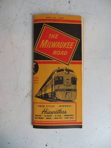 lot 5 image: VINTAGE The Milwaukee Road Ephemera