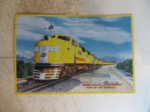 lot 52 image: Metal Union Pacific Streamliner Sign