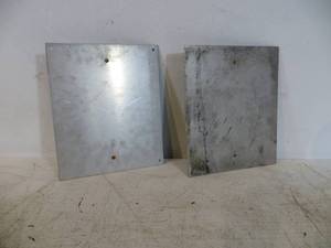 lot 64 image: 2 Metal R Railroad Signs