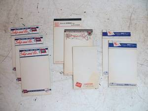 lot 70 image: 8 VINTAGE Railroad Notepads