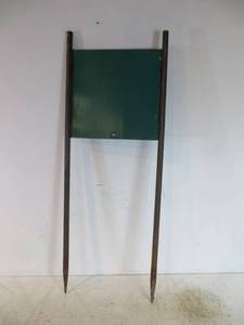 lot 87 image: Metal Railroad Sign 23