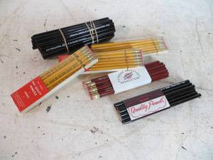 lot 94 image: TONS of Railroad-Branded Pencils
