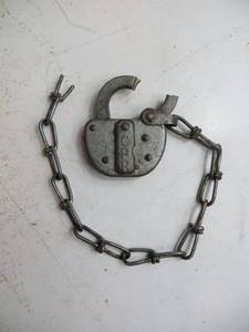 lot 97 image: ANTIQUE Railroad Lock (AS-IS)