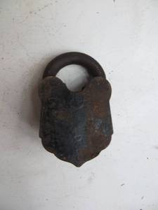 lot 101 image: ANTIQUE Railroad Lock