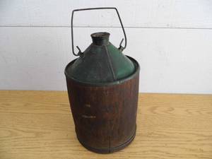 lot 28 image: Antique Wooden Jug
