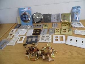 lot 37 image: Outlet Covers - Drawer Hardware