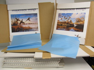 lot 9 image: Large Group of Unused DAVID MAASS Wildlife Calendars