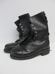 lot 44 image: Pair of Mens Harley Davidson Leather Motorcycle Boots