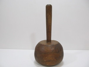 lot 58 image: Early Antique Primitive Wooden MasherMallet