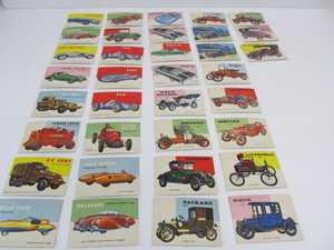 lot 113 image: Excellent Condition Collection of Early 1950s TOPPS World On Wheels Trading Cards